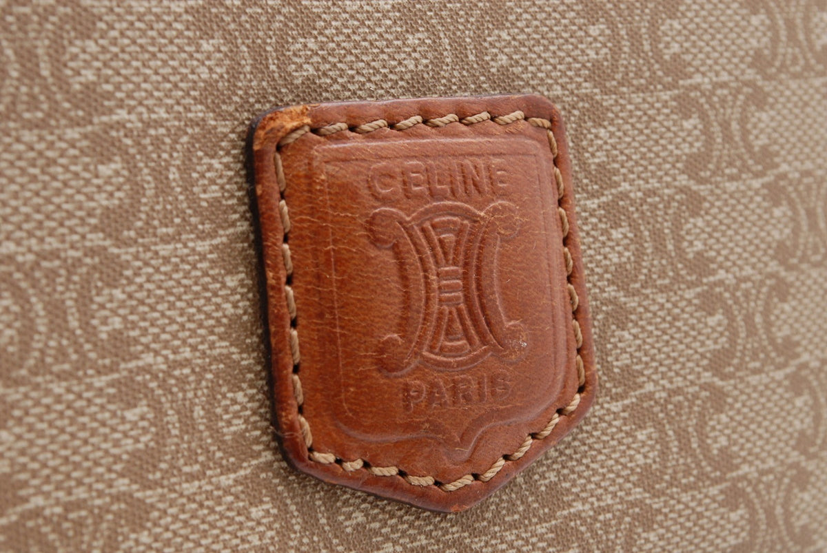 Celine Macadam Clutch Bag - Beige, PVC