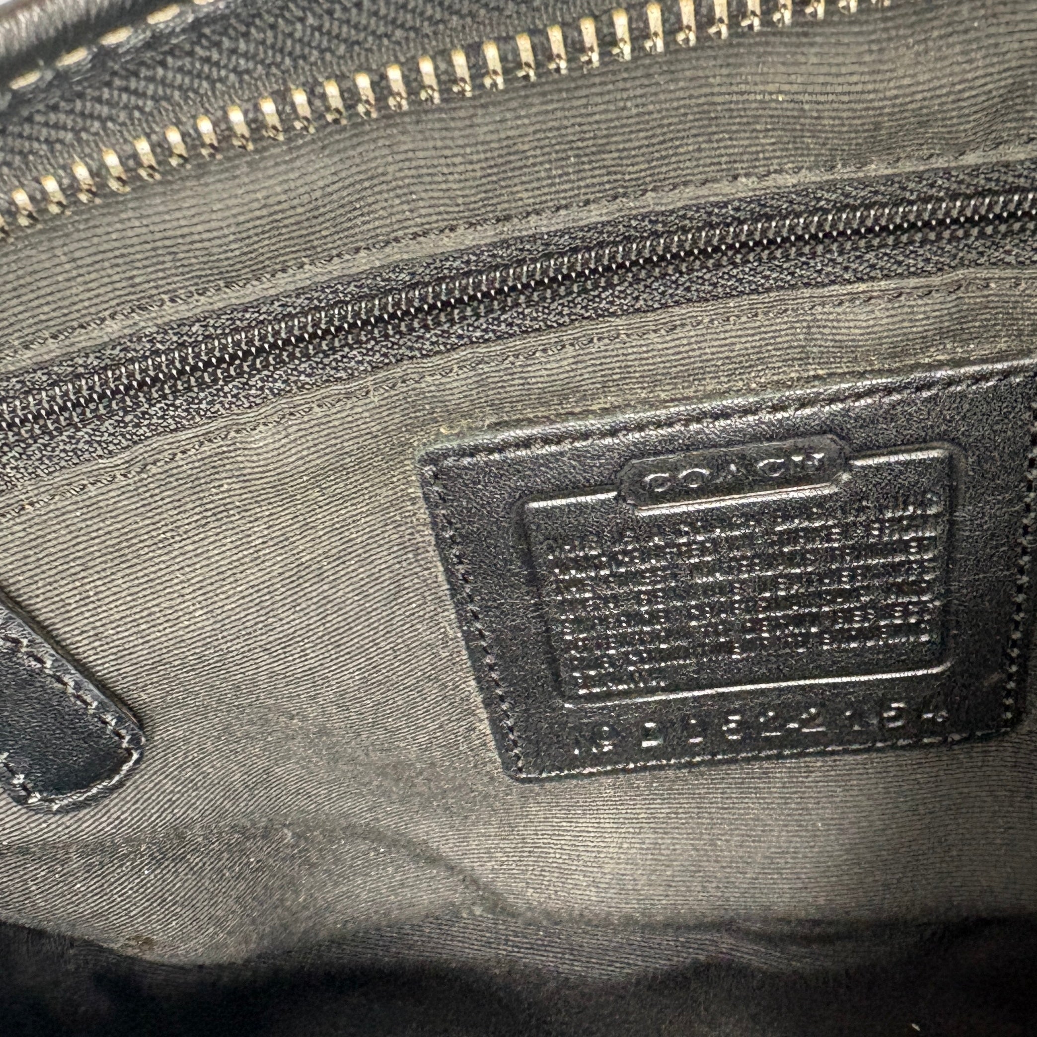 Coach signature black bag