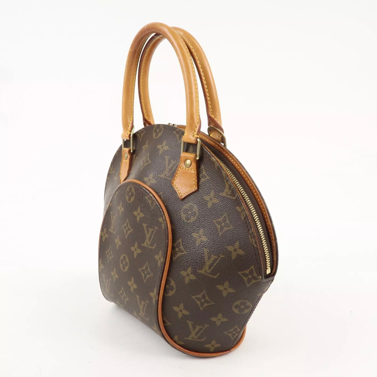 Louis Vuitton Monogram Ellipse PM Hand Bag Brown