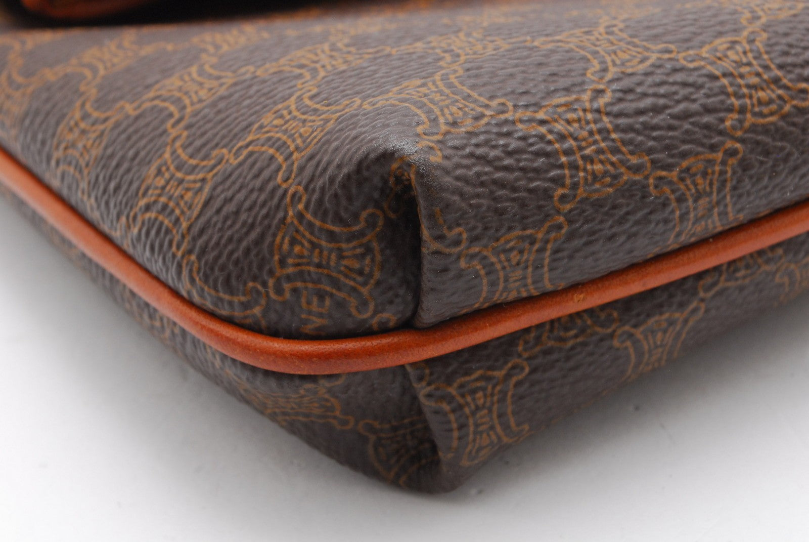 Celine Macadam Clutch Bag - Brown, Leather and PVC