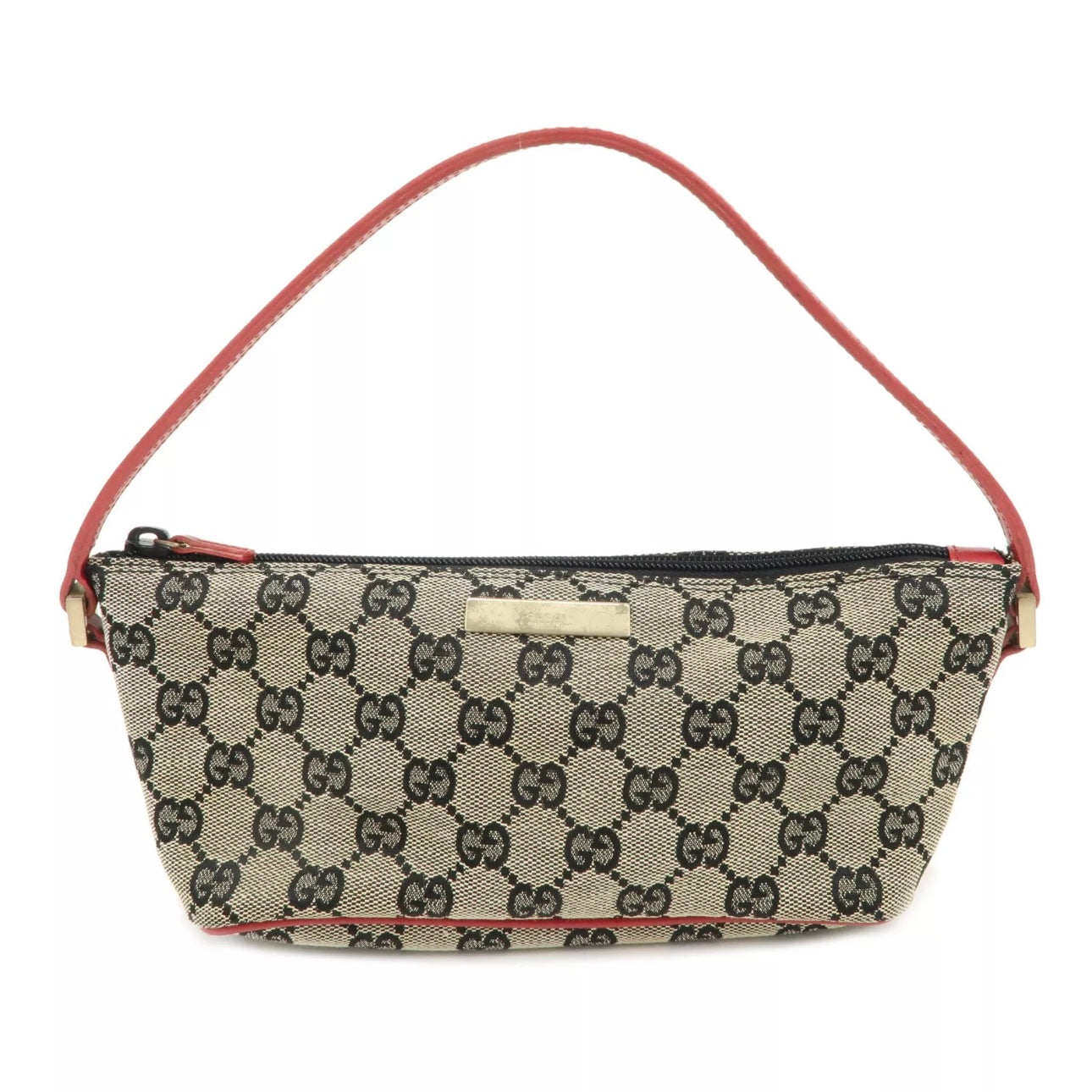 Boat Bag GG Canvas Leather Hand Bag Pouch