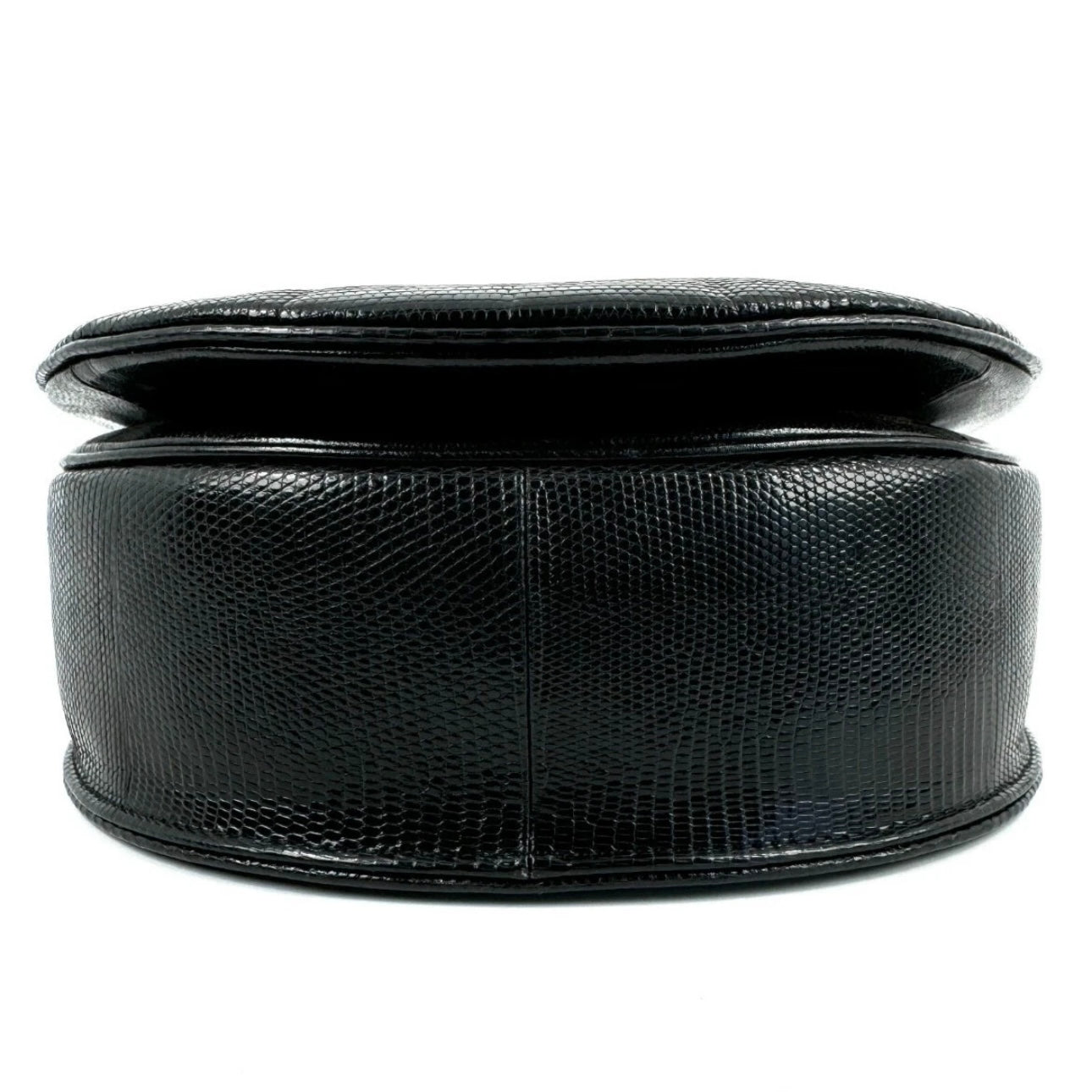 Yves Saint Laurent Shoulder Bag Leather Black Vintage YSL