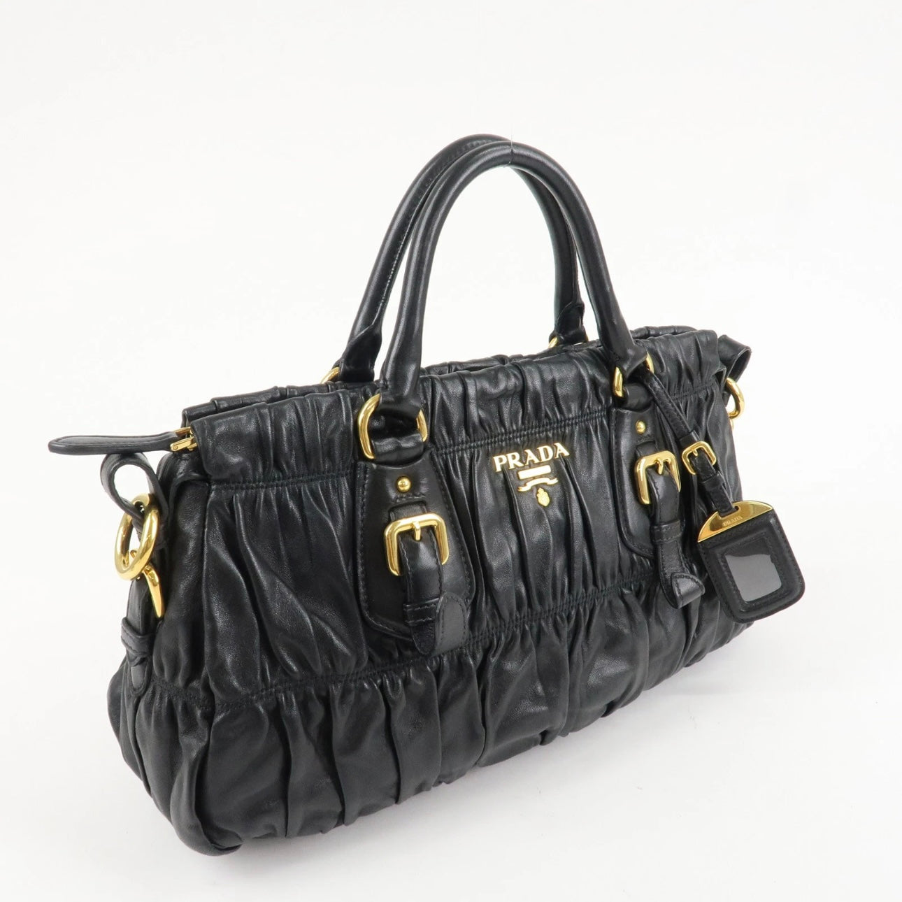 PRADA Leather 2WAY Tote Bag