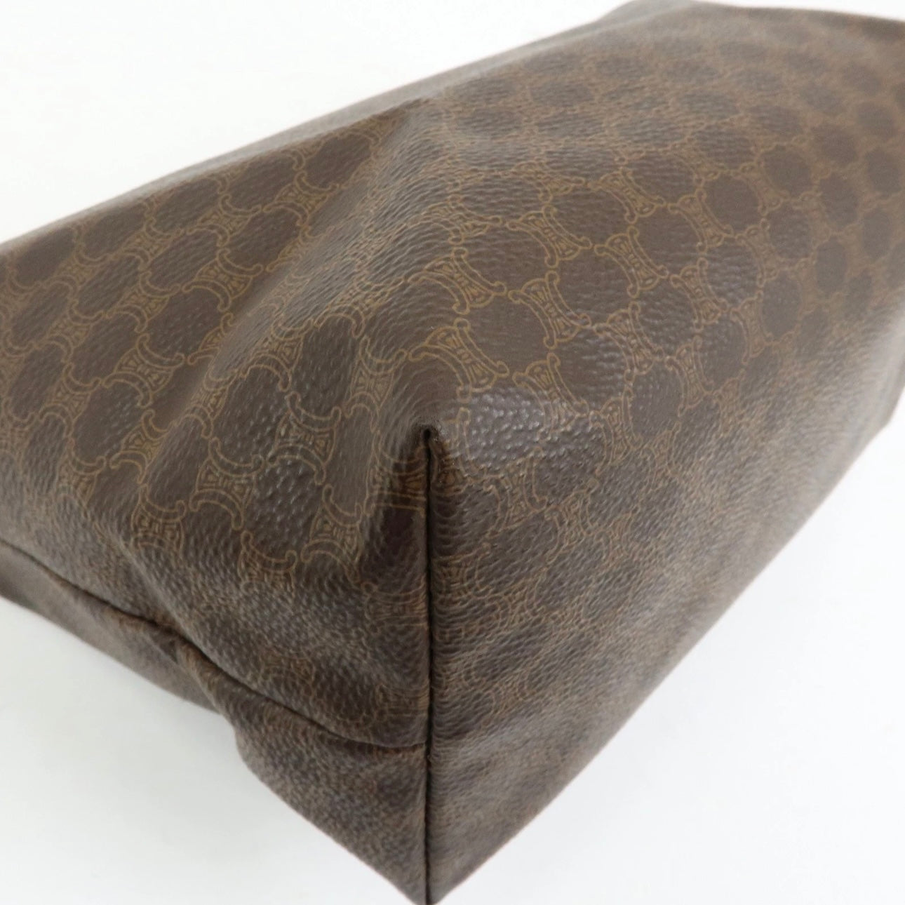 Celine Macadam Handbag Pochette - Brown, PVC