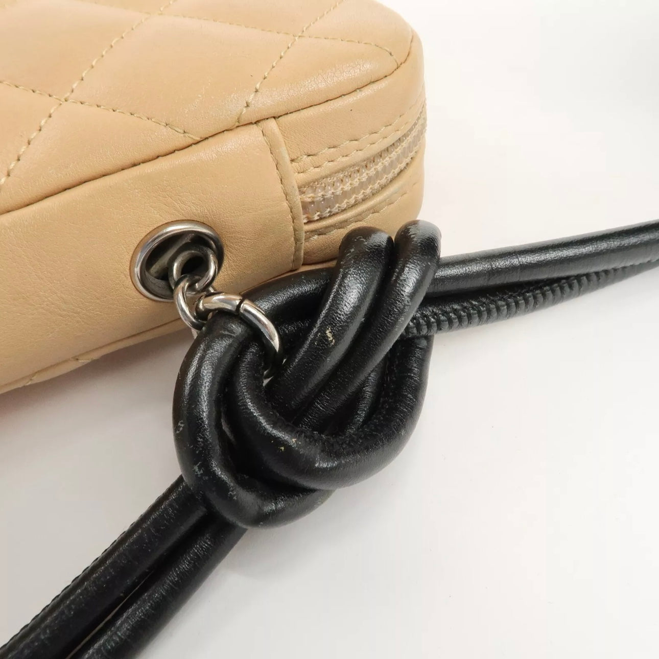 CHANEL Cambon Line Lambskin Shoulder Bag
