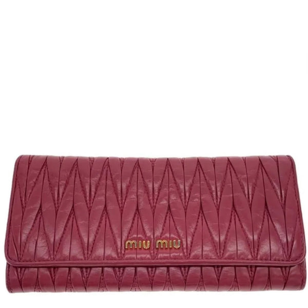Miu Miu Pink Wallet