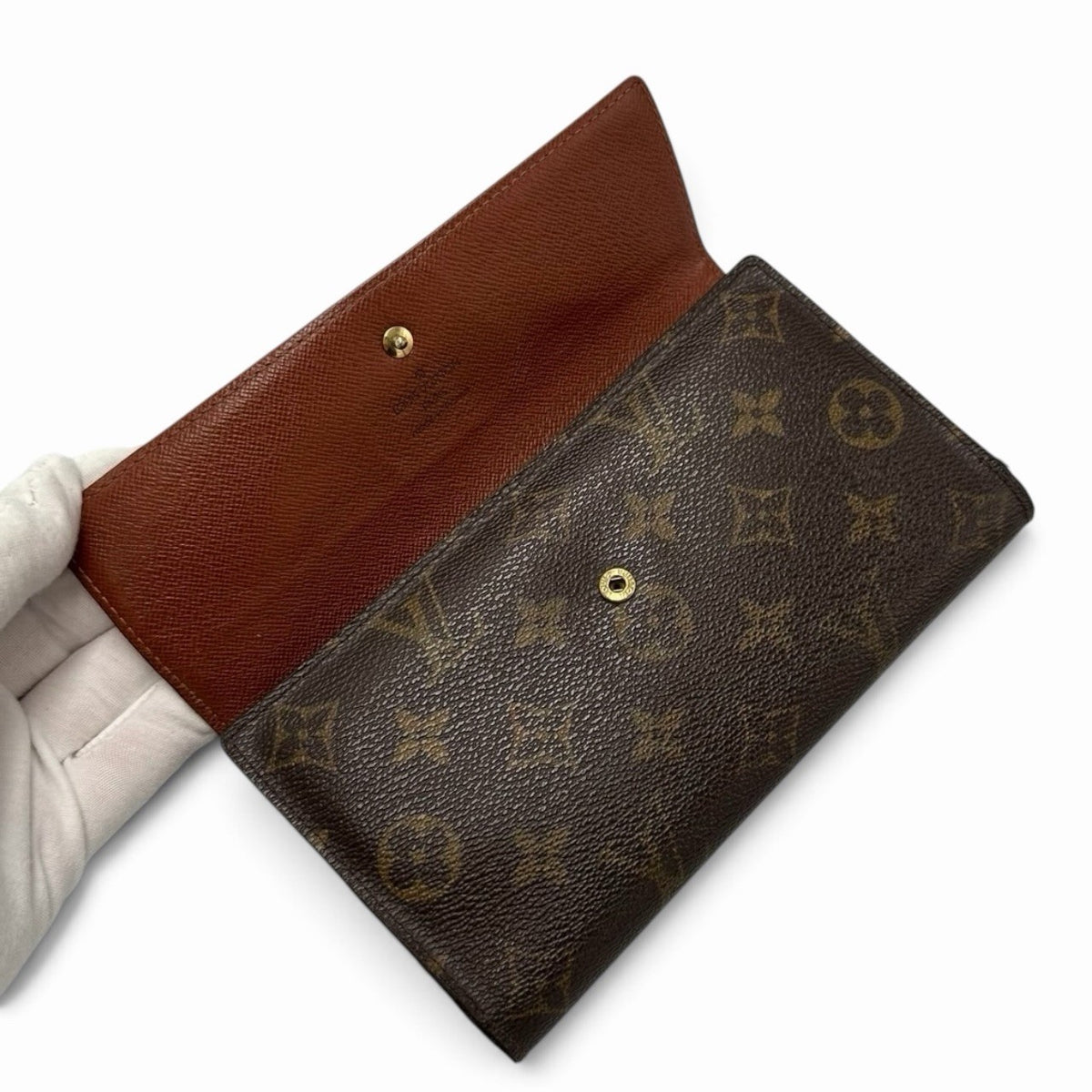 Louis Vuitton International Tri-fold Wallet - Brown, Leather, PVC