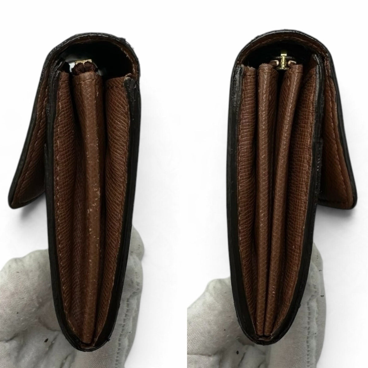 Louis Vuitton Portefeuille Sarah Wallet - Brown, Leather