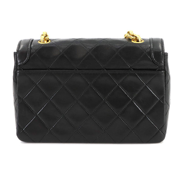 CHANEL Matelasse Bijou Chain Shoulder Bag - Black, Leather 