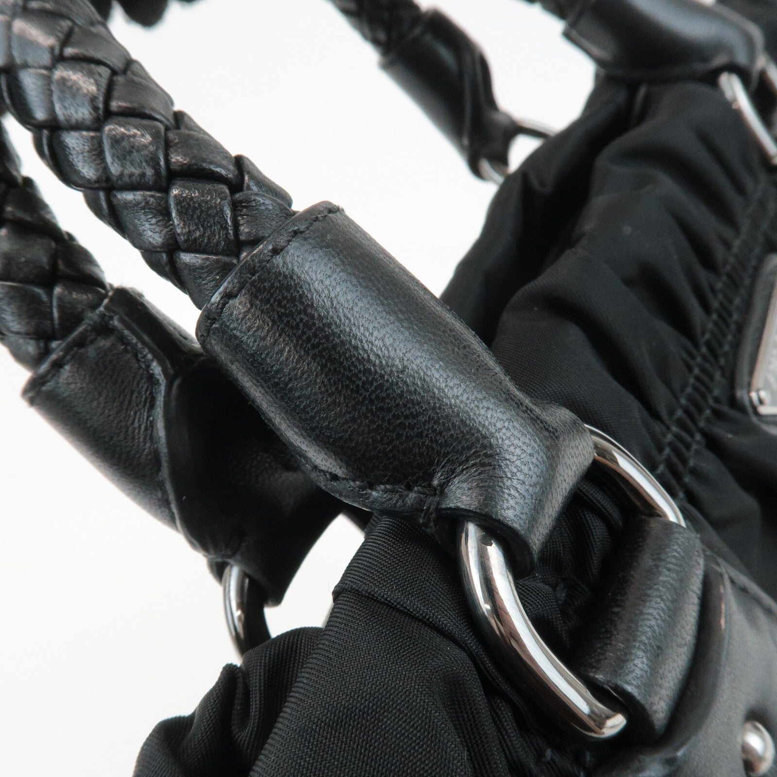 Prada Handbag - Black, Nylon and Leather