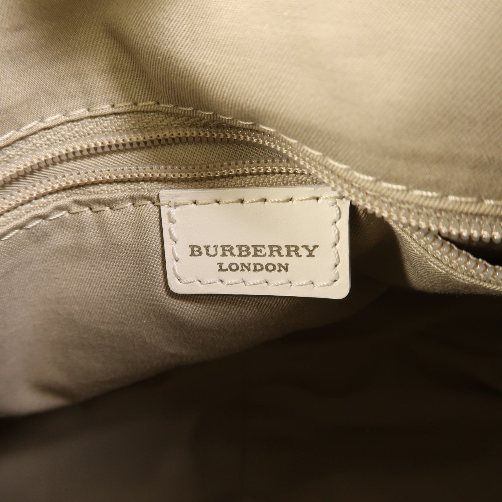 Burberry SHW Hand Bag - Pink White, Coated Canvas