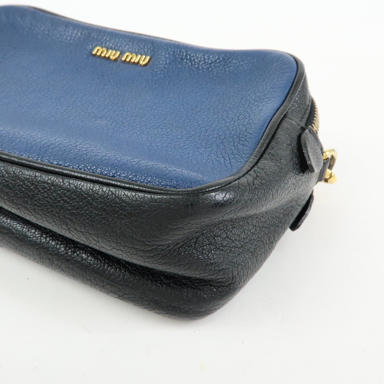 Miu Miu Shoulder Bag - Blue, Leather
