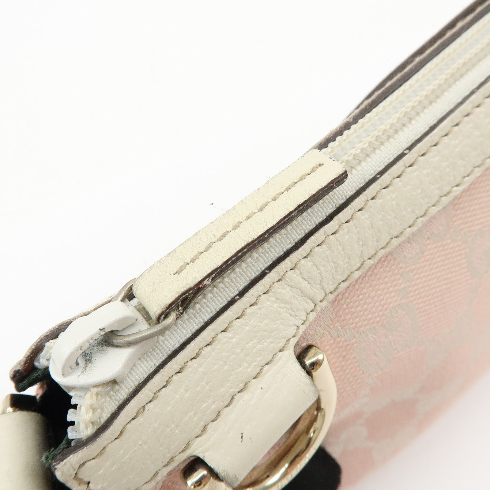 Gucci Abbey Hand Bag - Pink, GG Canvas, Leather