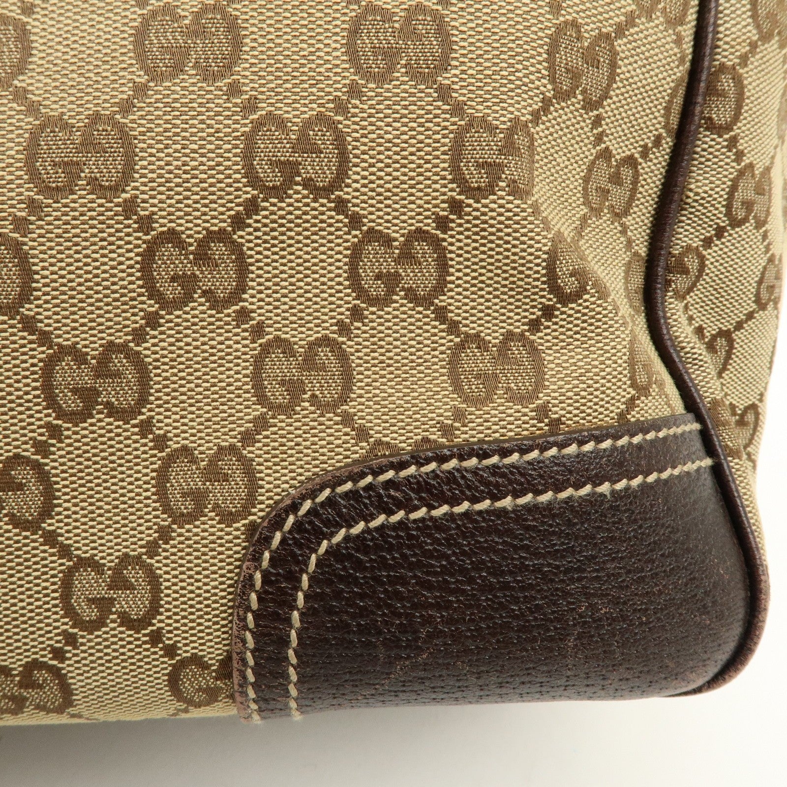 Gucci Sherry Line Tote Bag - Beige, GG Canvas, Leather 