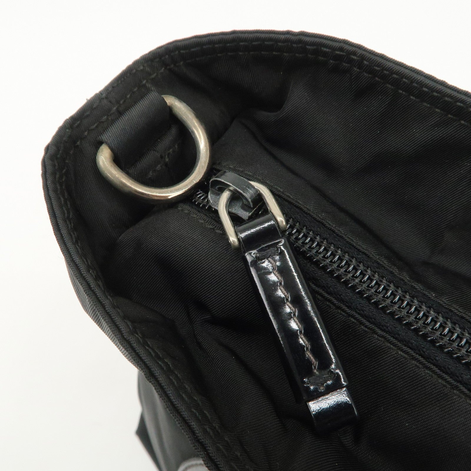 Prada BR3228 2Way Bag - Black, Nylon and Leather