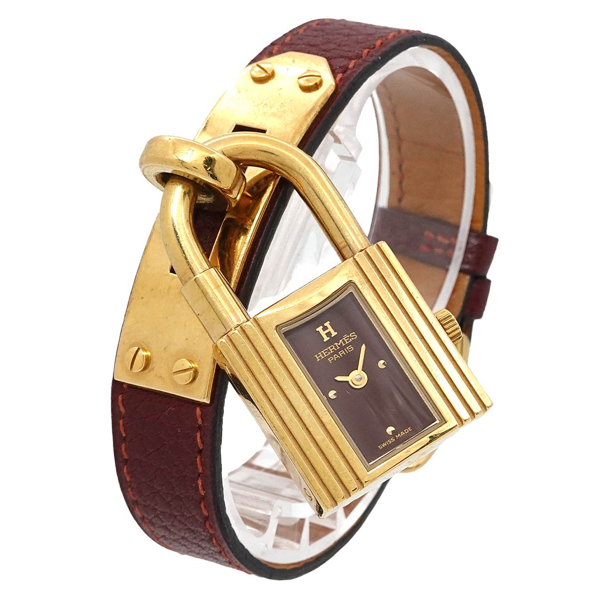Hermès Kelly Watch - Bordeaux, Stainless Steel/Leather