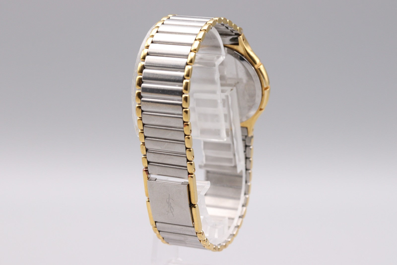 Yves Saint Laurent Vintage Quartz Watch - White, Stainless Steel