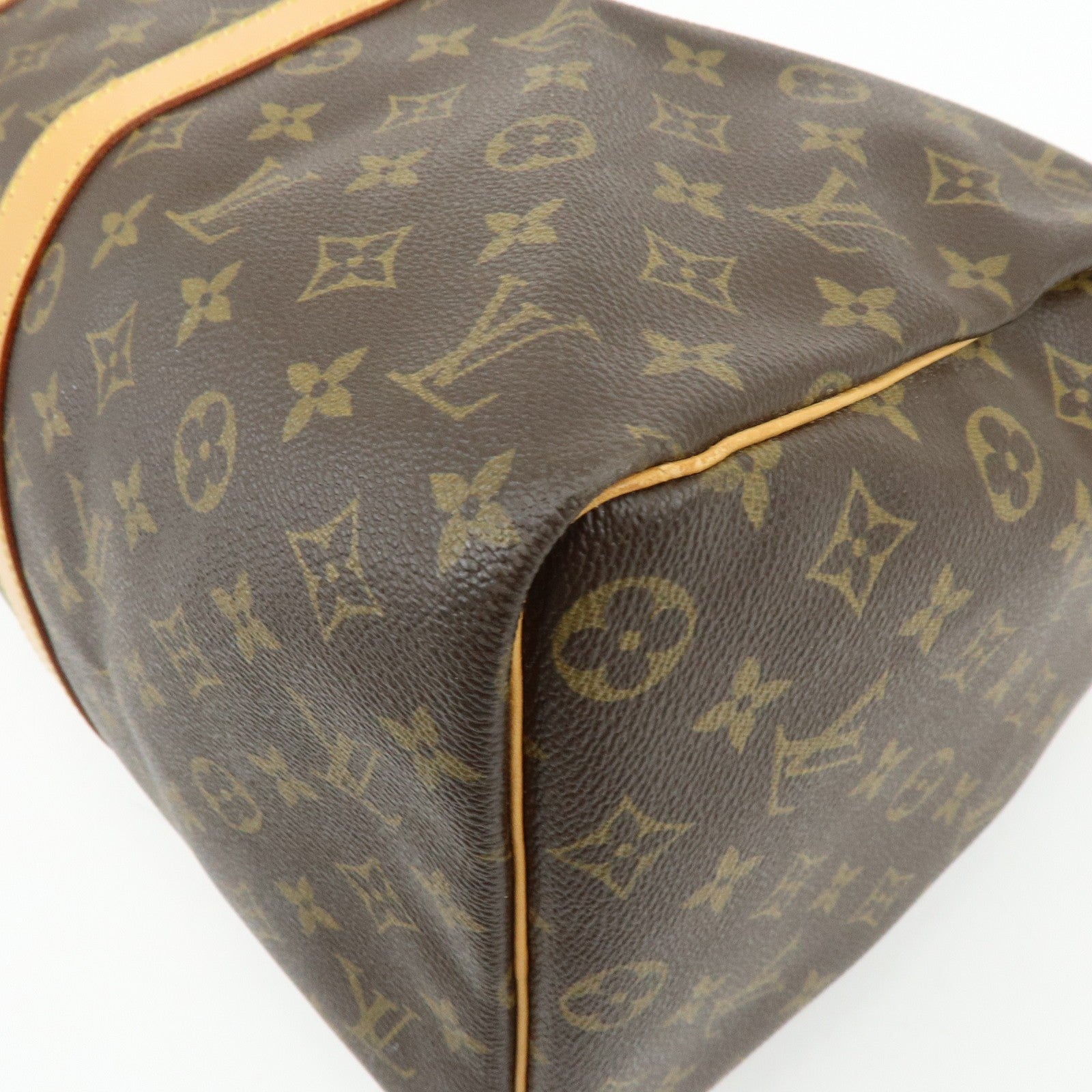Louis Vuitton Monogram Keep All 45 Boston Bag - Brown, Monogram Canvas