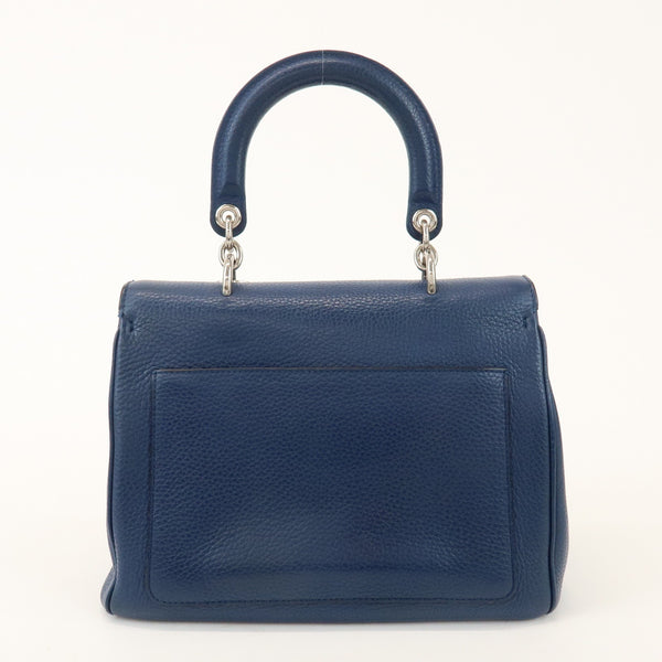 Christian Dior 2Way Hand Bag - Blue, Leather