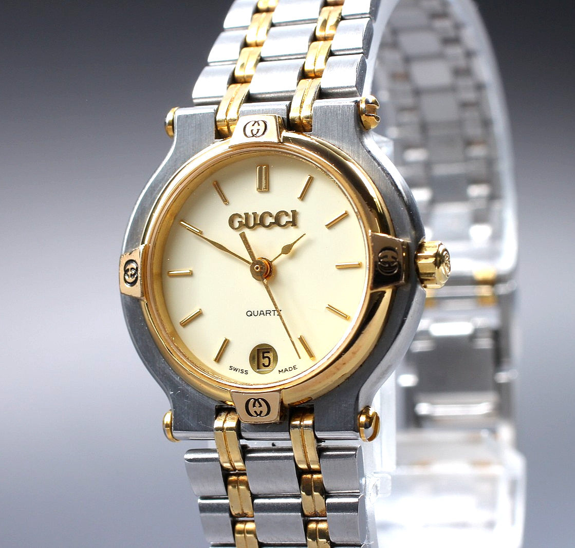 Gucci 9000L Watch - Ivory, Stainless Steel