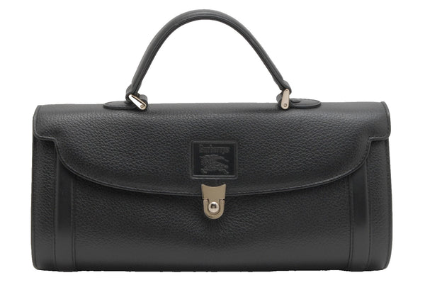 Burberry Barrel Bag Handbag - Black, Leather