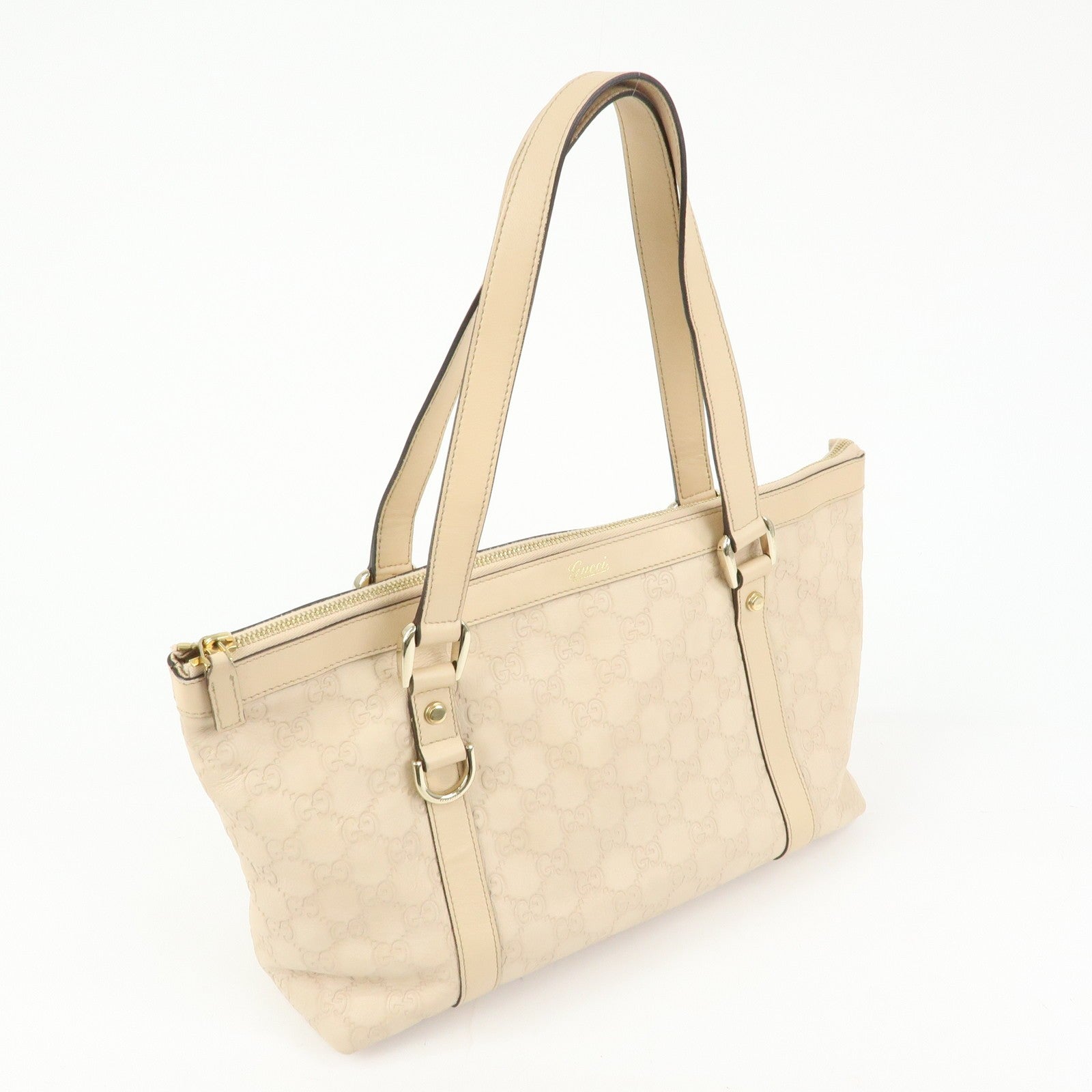 Gucci Abbey Guccissima Tote Bag - Pink, Leather 