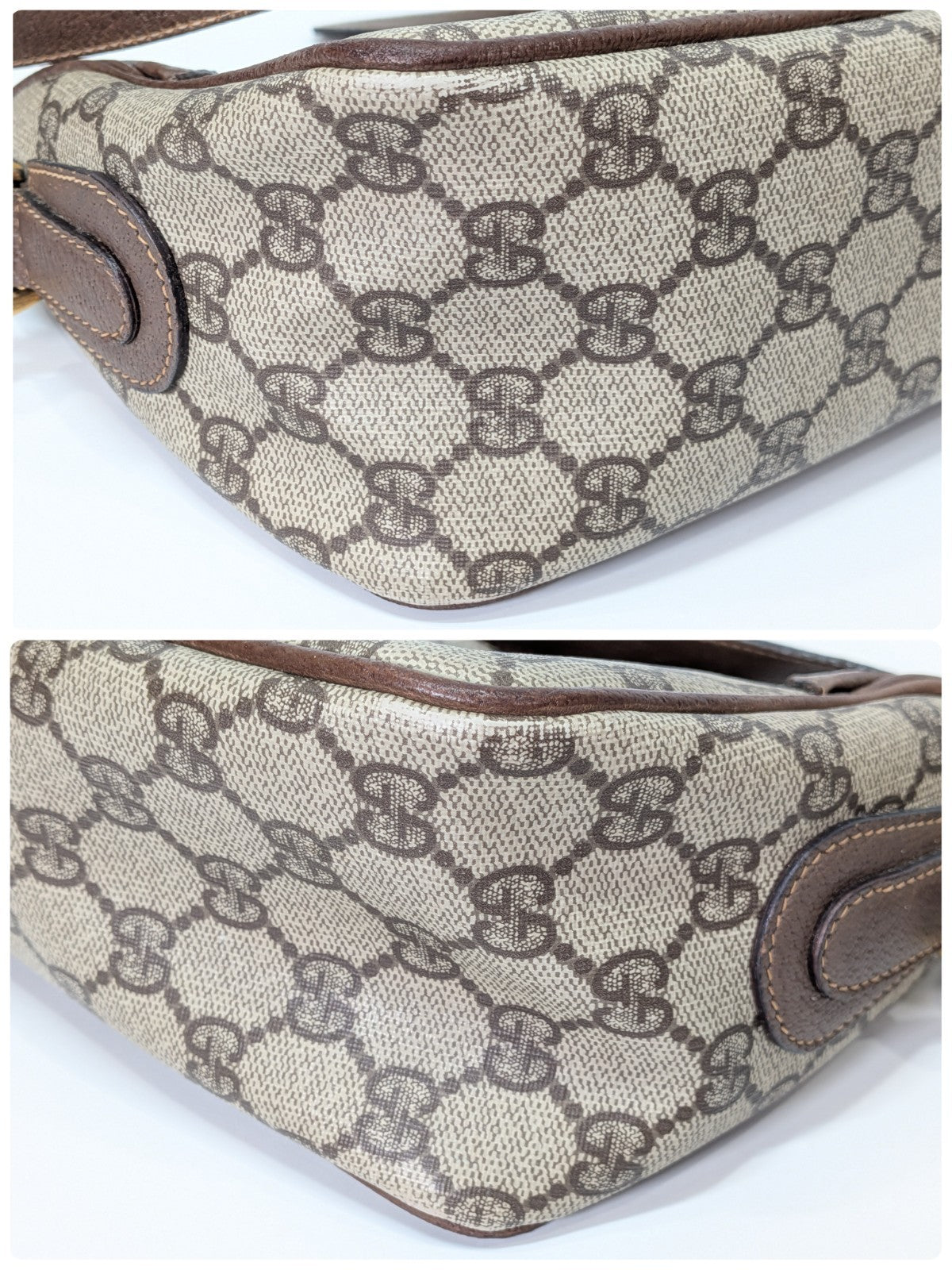 Gucci Vintage Shoulder Bag - Brown, PVC