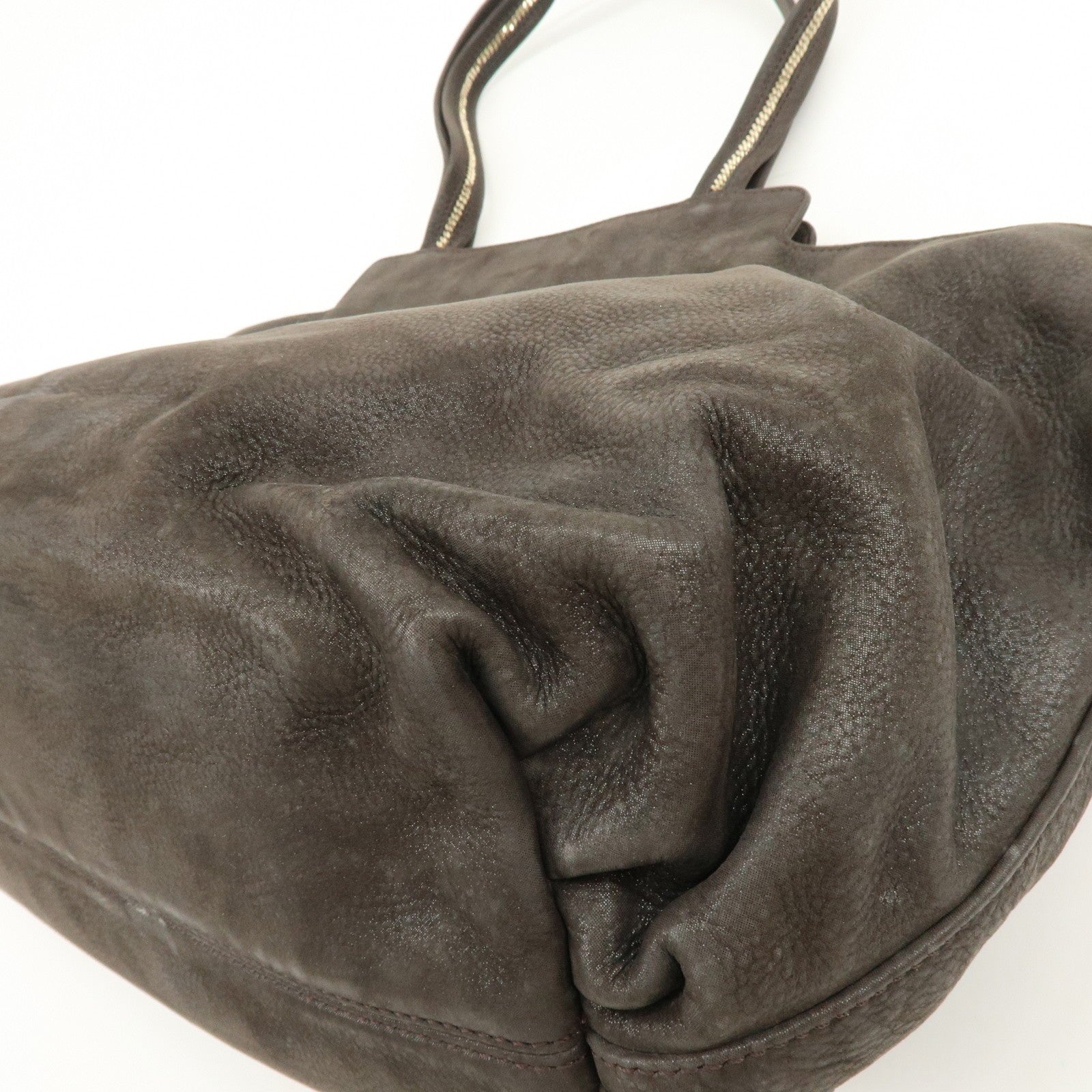 Fendi 8BR636 Tote Bag - Dark Brown, Leather 