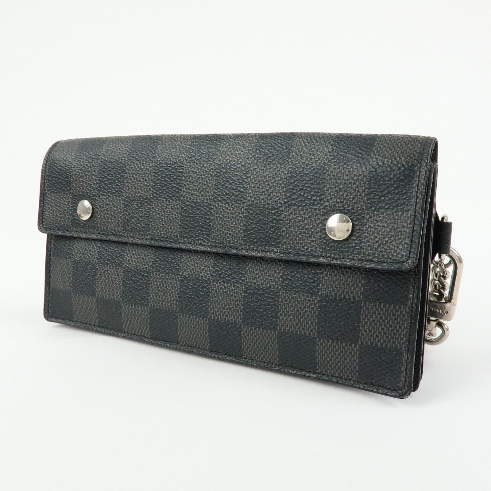 Louis Vuitton Portefeuille Accordion Wallet - Damier Graphite, Damier Canvas