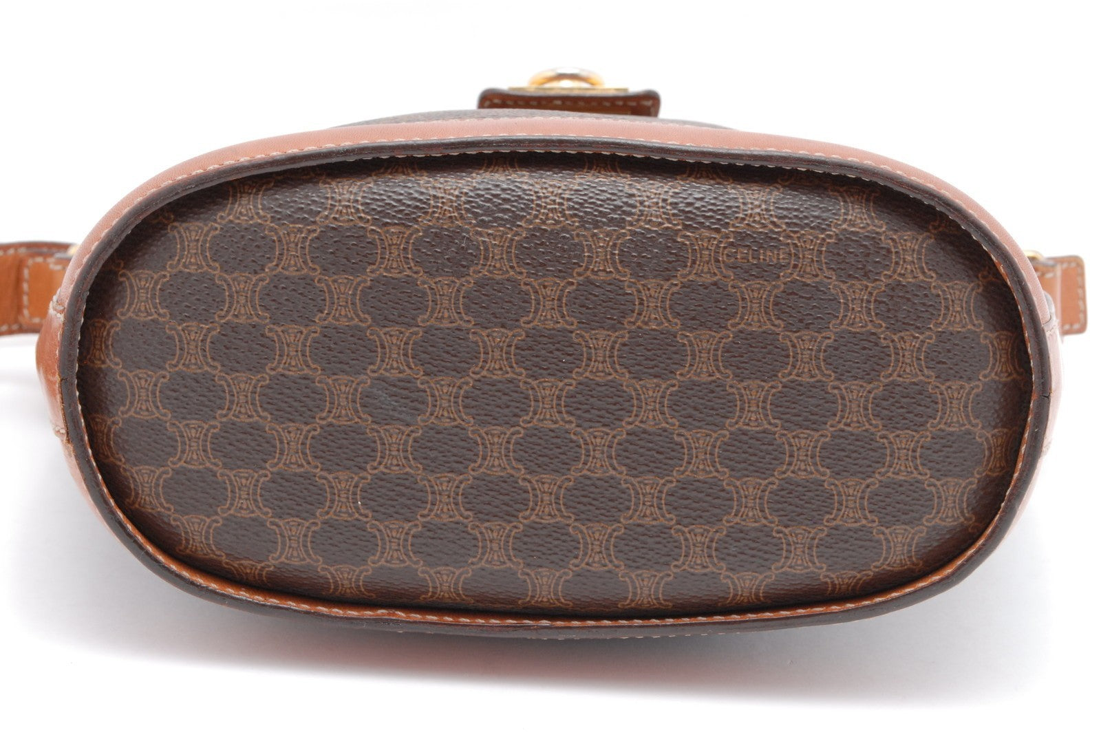 Celine Macadam Shoulder Bag - Brown, PVC Leather