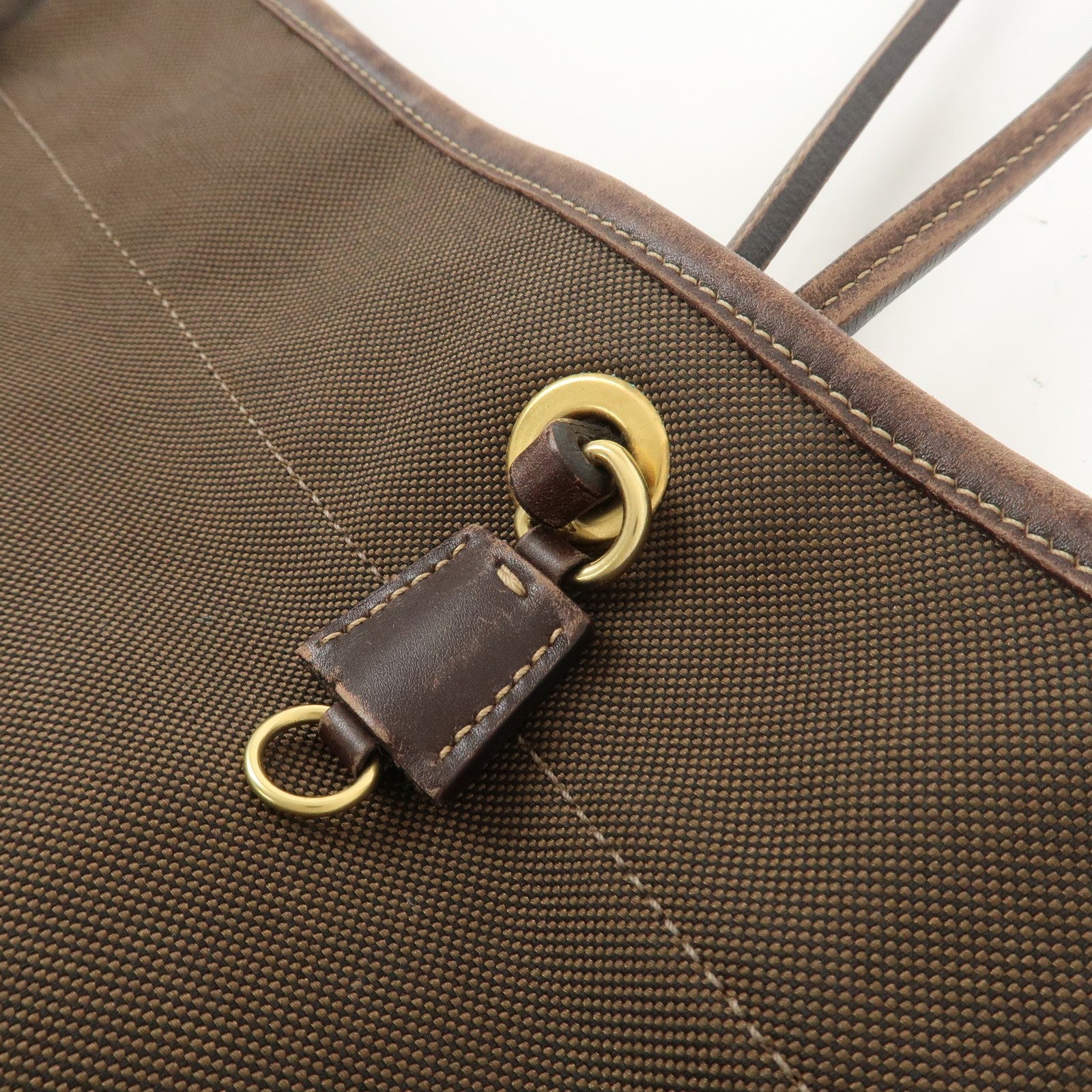 Prada Tote Bag - Brown, Jacquard Canvas, Leather