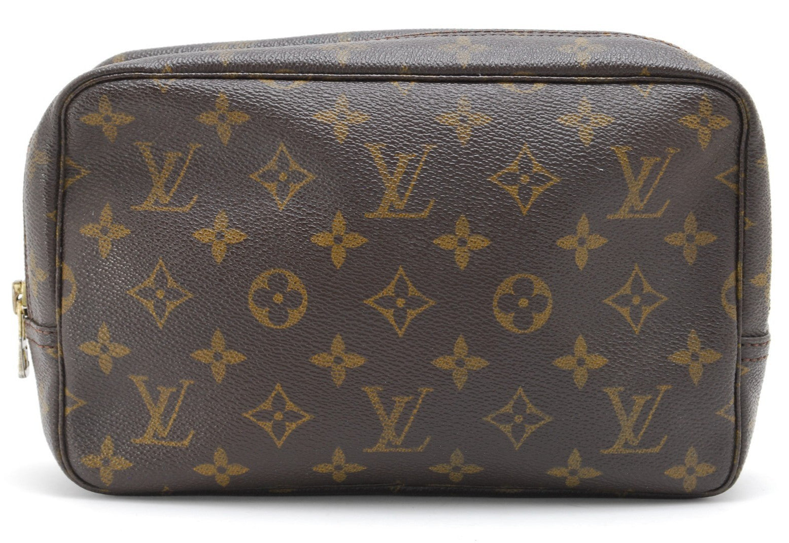 Louis Vuitton Monogram Trousse Toilette 28 Pouch - Brown, Leather