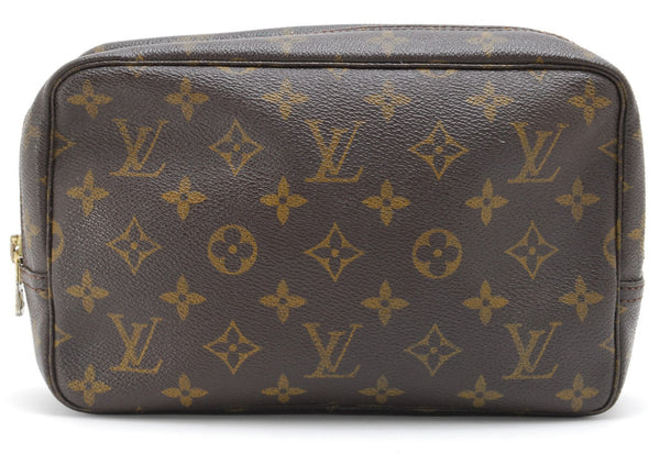 Louis Vuitton Monogram Trousse Toilette 28 Pouch - Brown, Leather