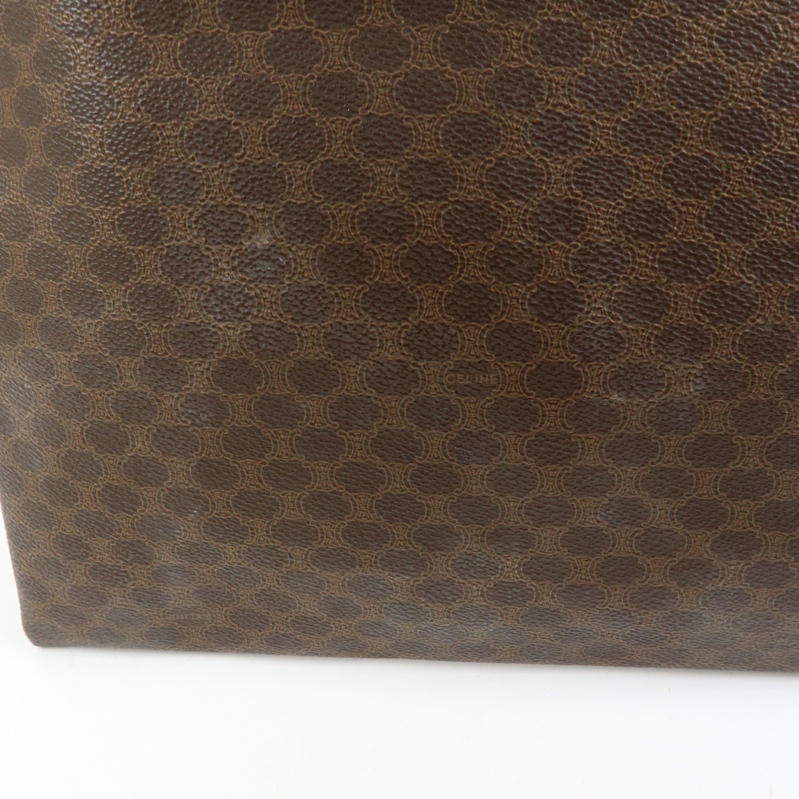 Celine Macadam Tote Bag - Brown, PVC Leather