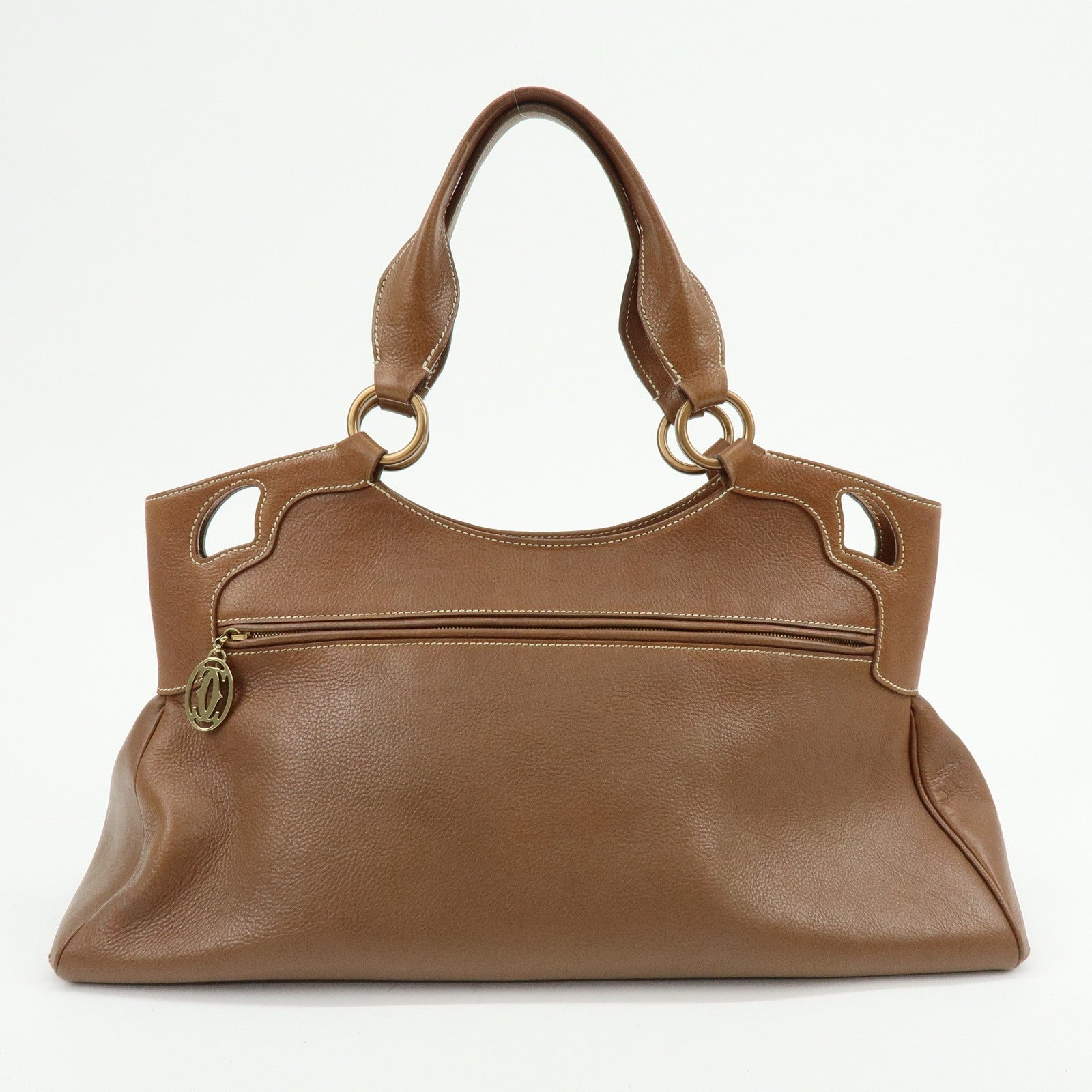 Cartier Marcello de Cartier Hand Bag - Brown, Leather