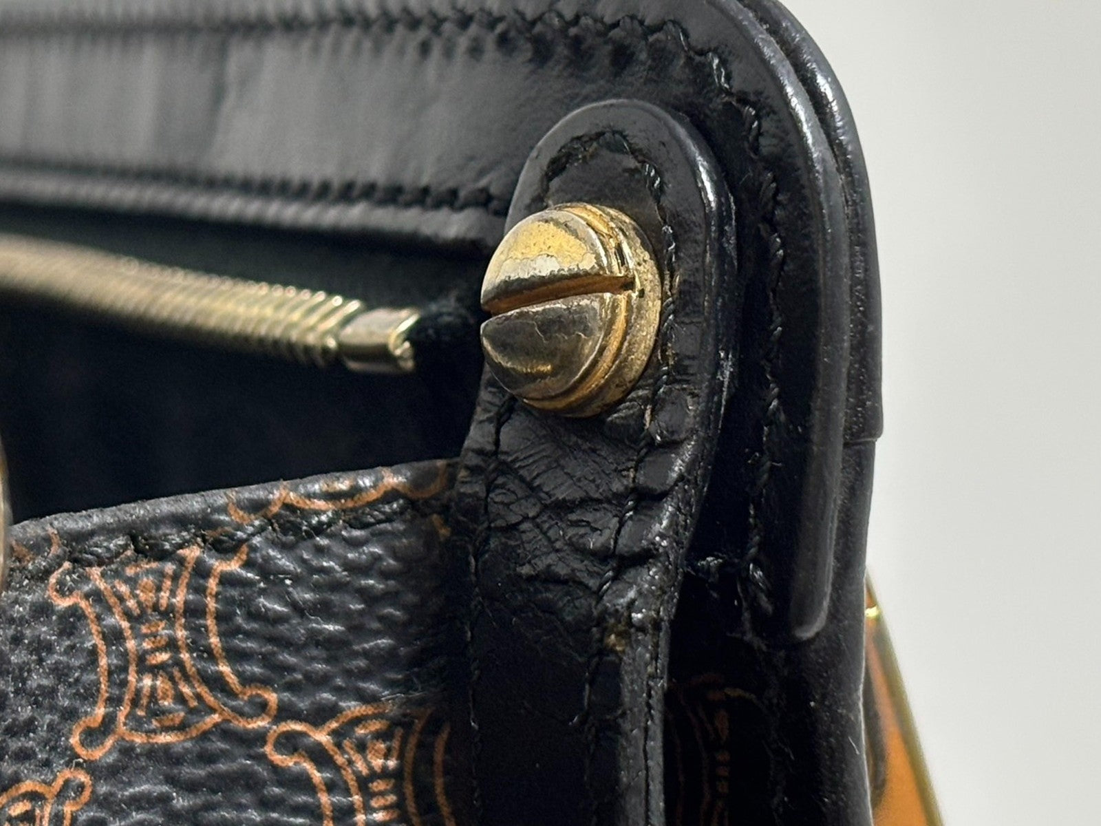 Celine Macadam Clutch Bag - Black, PVC Leather