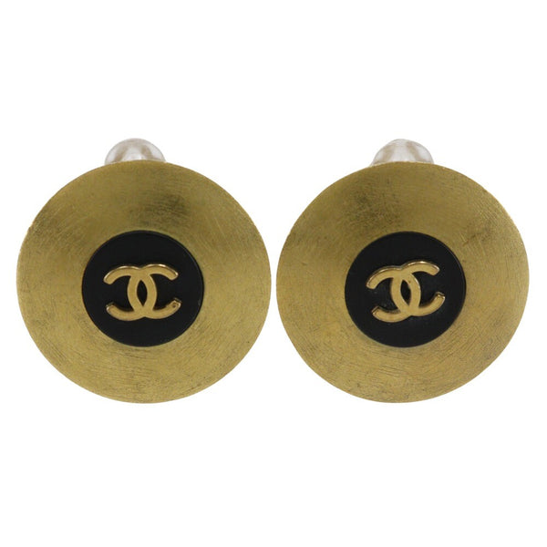 Chanel COCO Mark Earring - Gold, Plated Gold 
