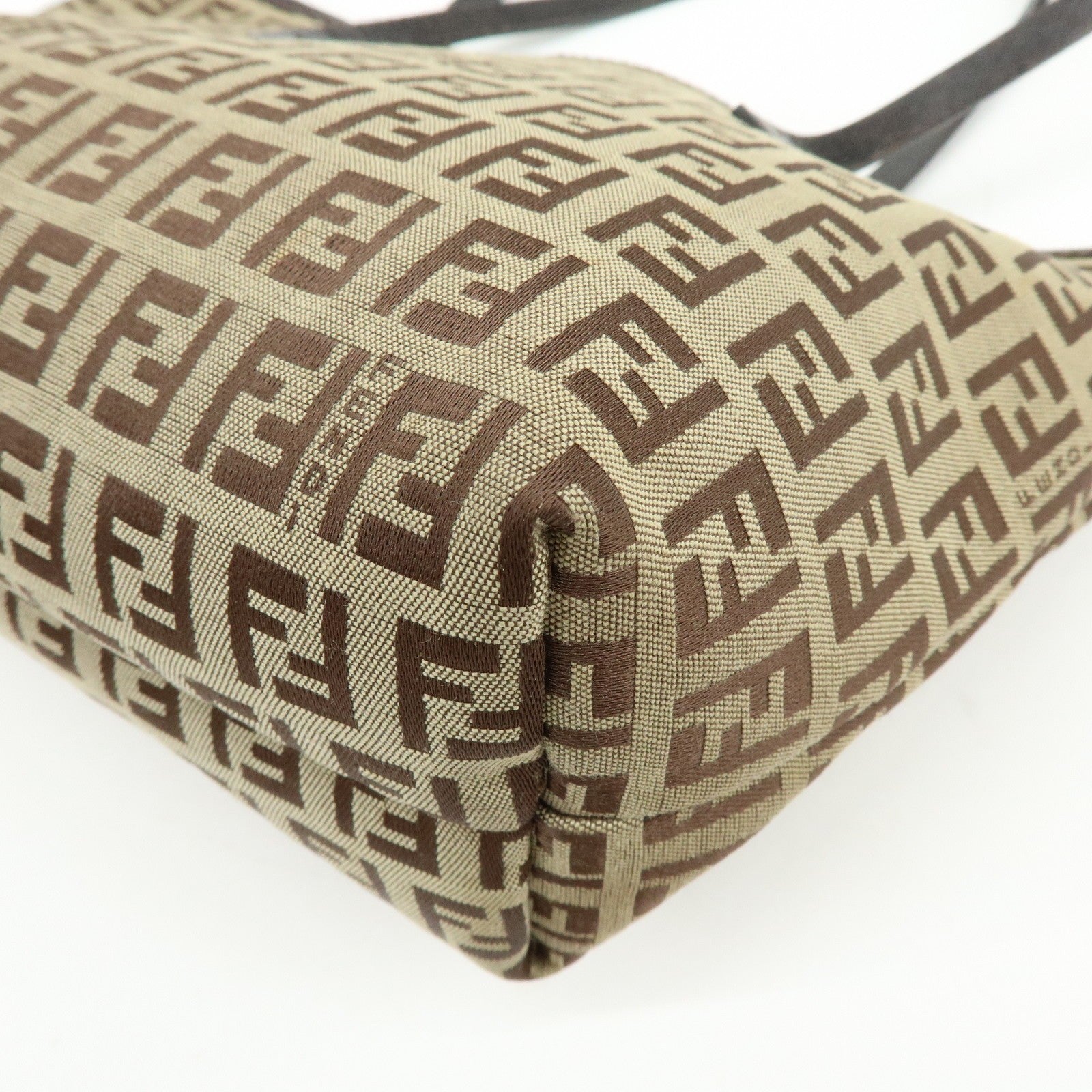 Fendi Zucchino Tote Bag - Brown, Canvas Leather