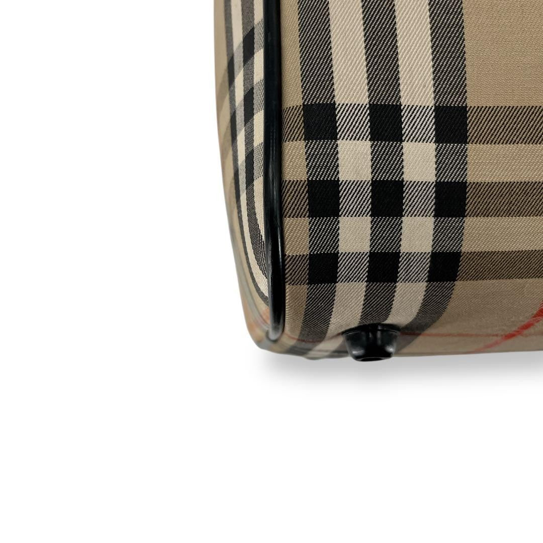 Burberry Boston Bag - Beige, Nylon