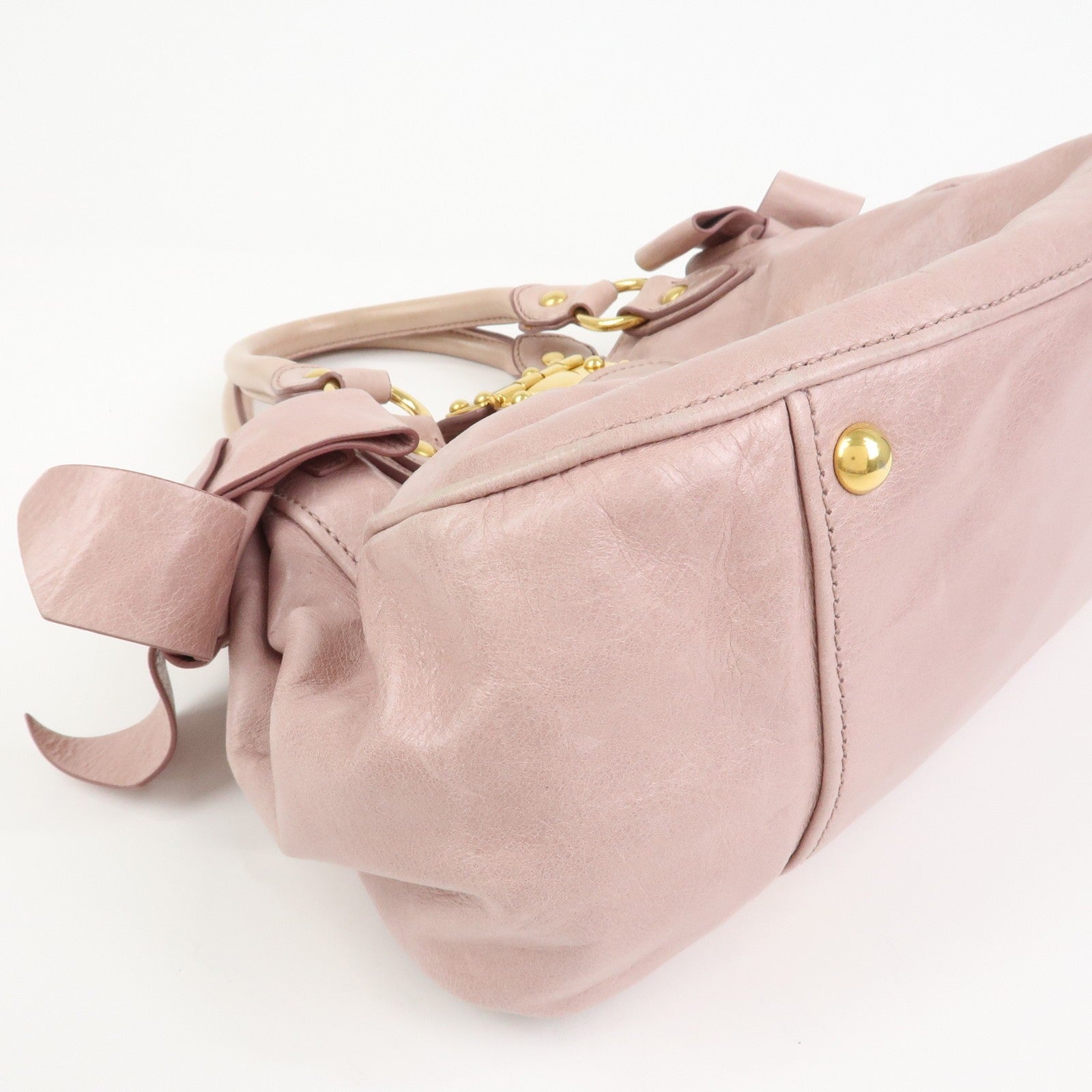 Miu Miu Hand Shoulder Bag - Pink, Leather