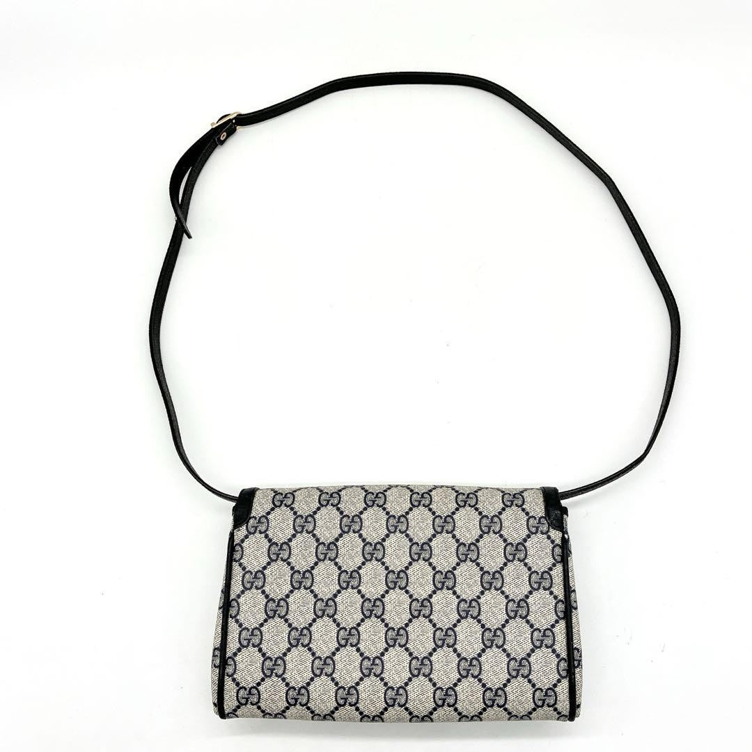 Gucci GG Supreme Shoulder Bag - Navy, PVC