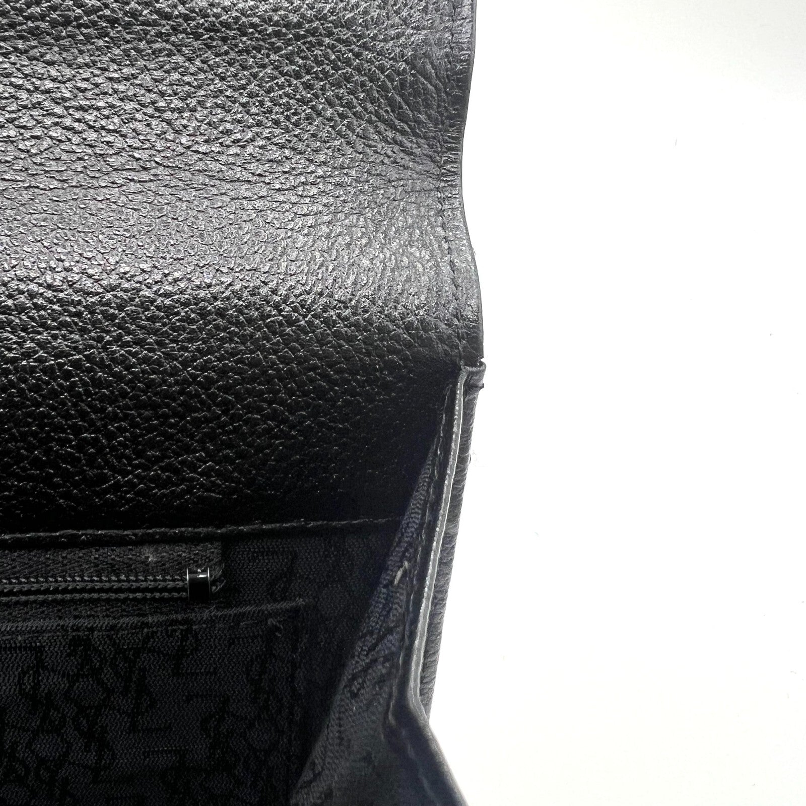 Saint Laurent YSL Clutch - Black, Leather 
