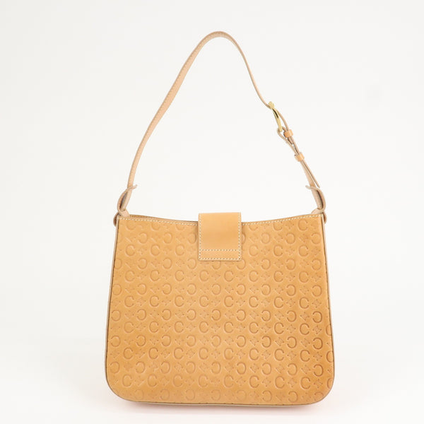 Celine C Macadam Shoulder Bag - Beige, Leather