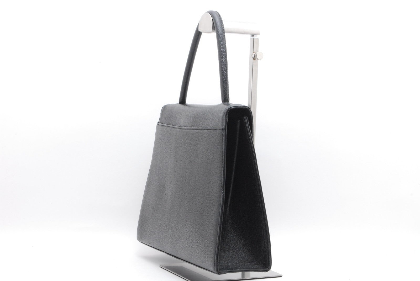 Saint Laurent Vintage Top Hand Bag - Black, Leather 
