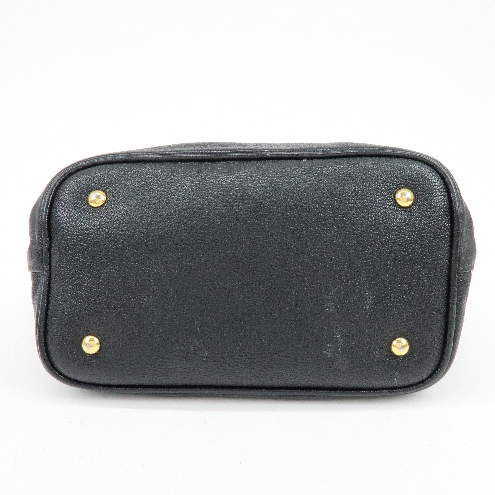 Miu Miu Madras Hand Bag - Black, Leather