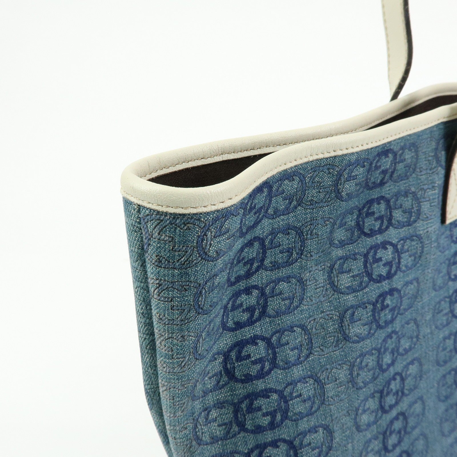 Gucci Tote Bag - Denim, GG Denim and Leather 