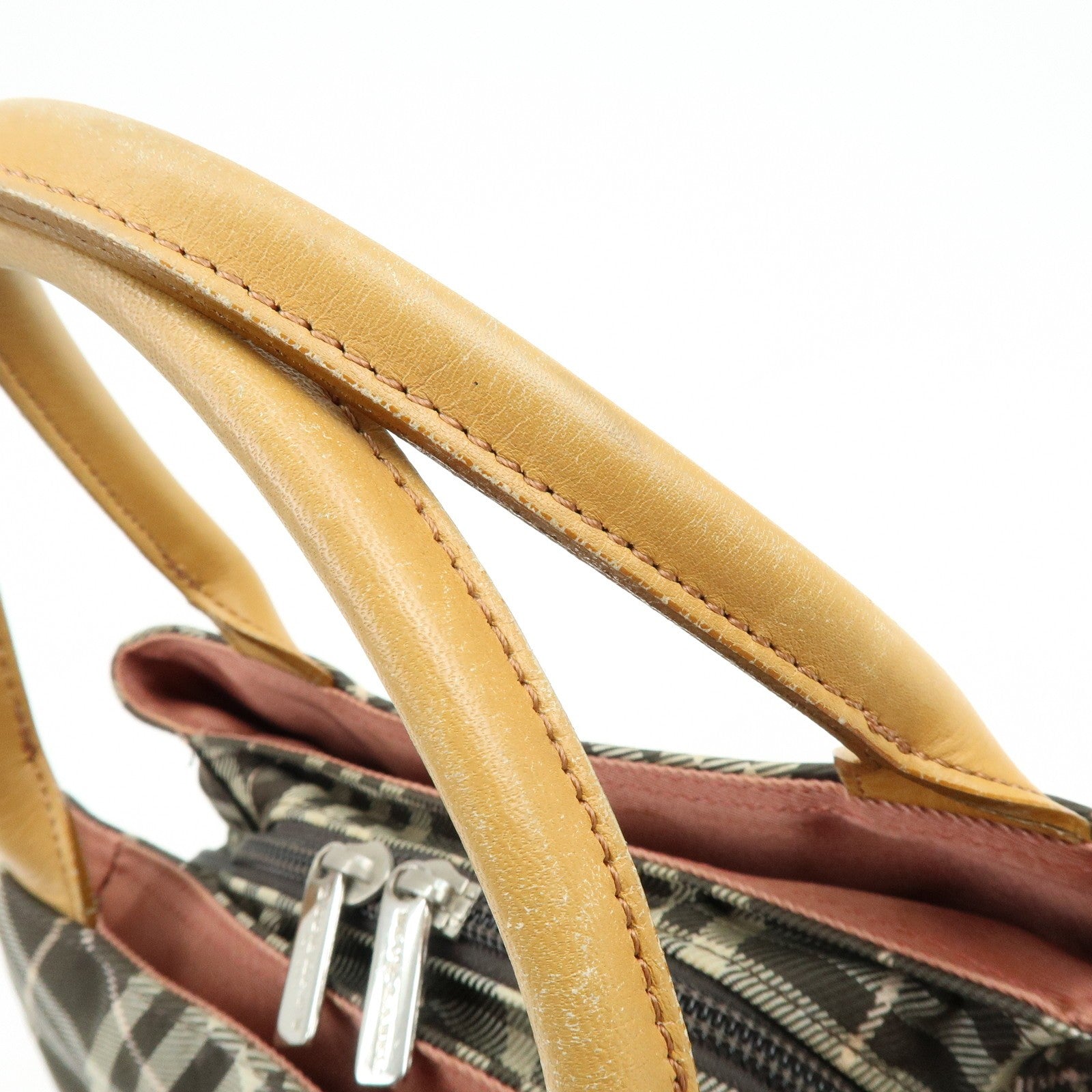 Burberry Blue Label Tote Bag - Brown, Nylon and Leather