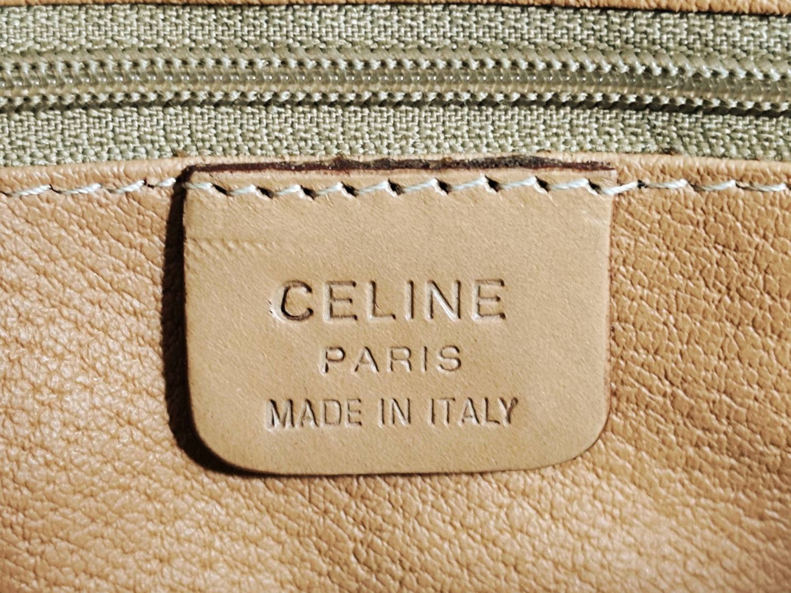 Celine Macadam Clutch Bag - Brown, Leather PVC