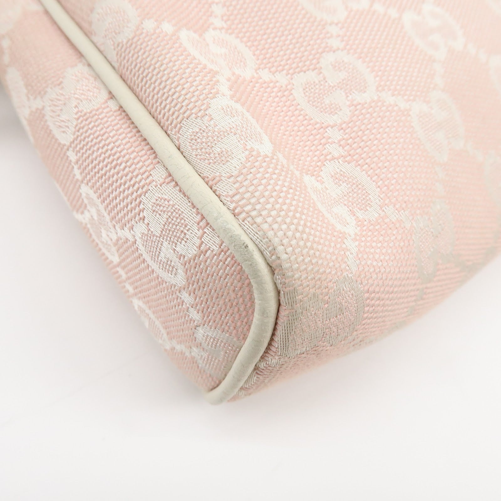 Gucci Abbey Hand Bag - Pink, GG Canvas, Leather