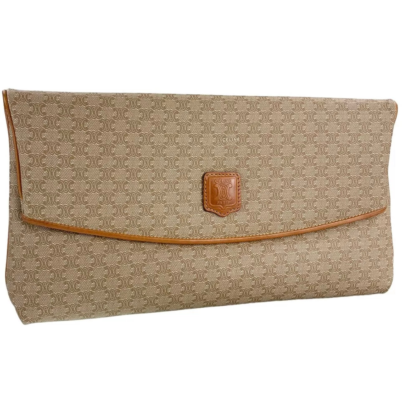 Macadam Leather PVC clutch